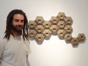 Isaac Carmona y su mural modular